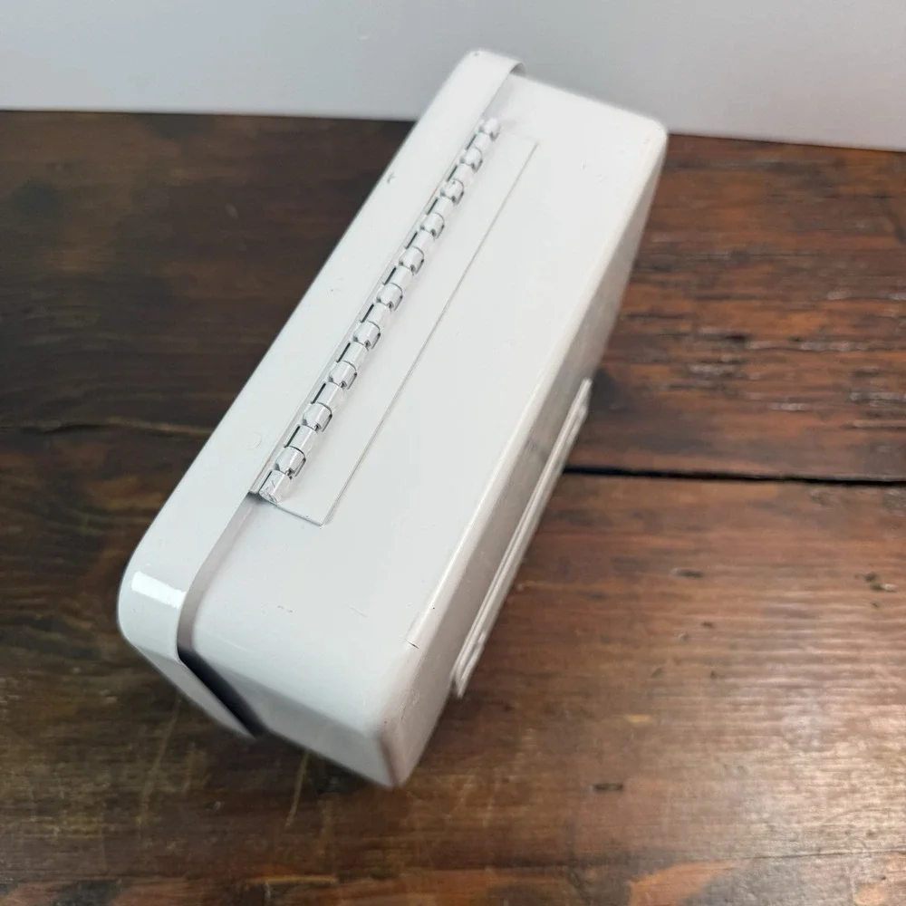 Vintage Verizon Bell Atlantic Telephone White Red Metal First Aid Kit